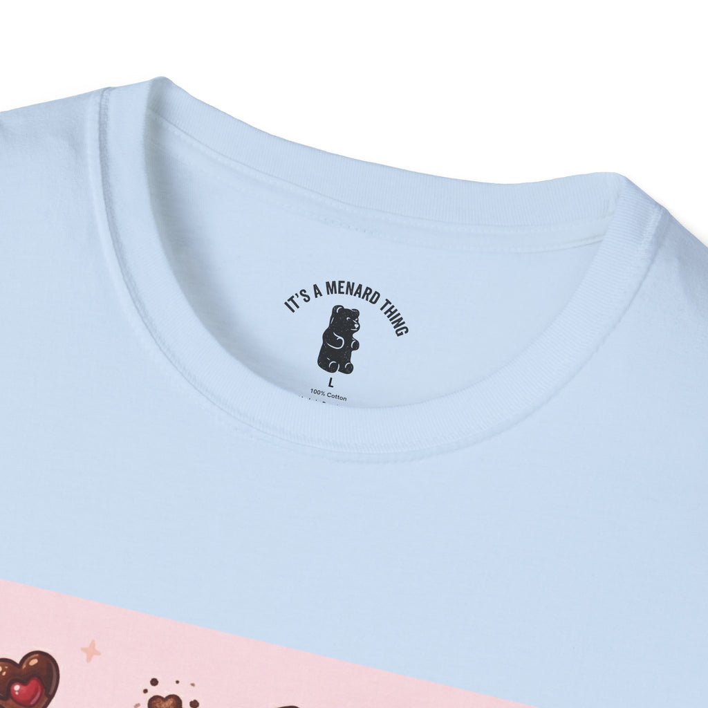 Chocolate Molten Lava Cake Gooey Gummy Bear — Cute Graphic Tee