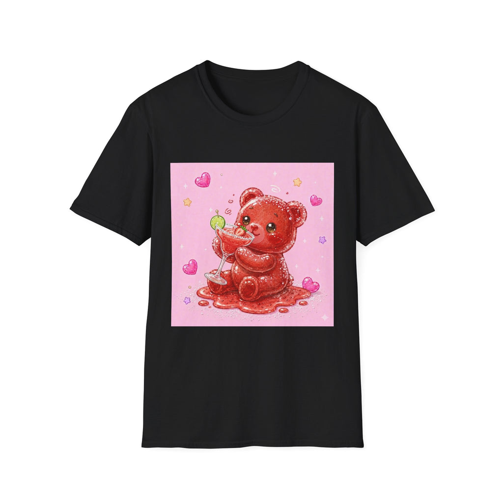 Yummy Strawberry Daiquiri, Red Oozy Boozy Gummy Drinking Pal- Graphic Shirt