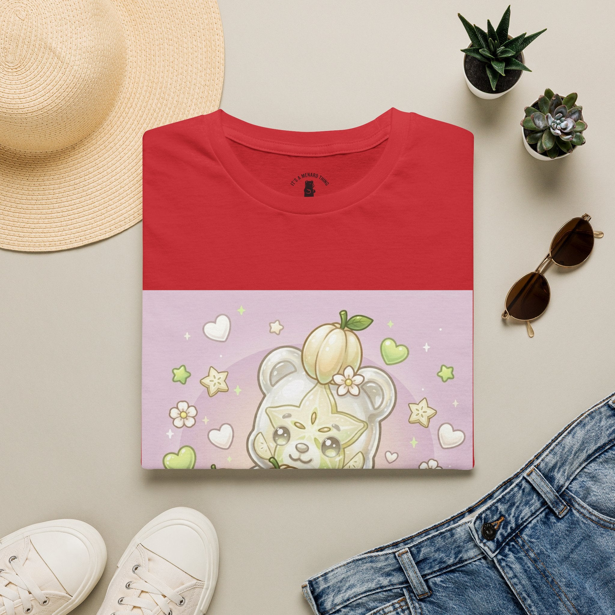 Cute Pumpkin Bear T-Shirt — Pastel Kawaii Fall Tee
