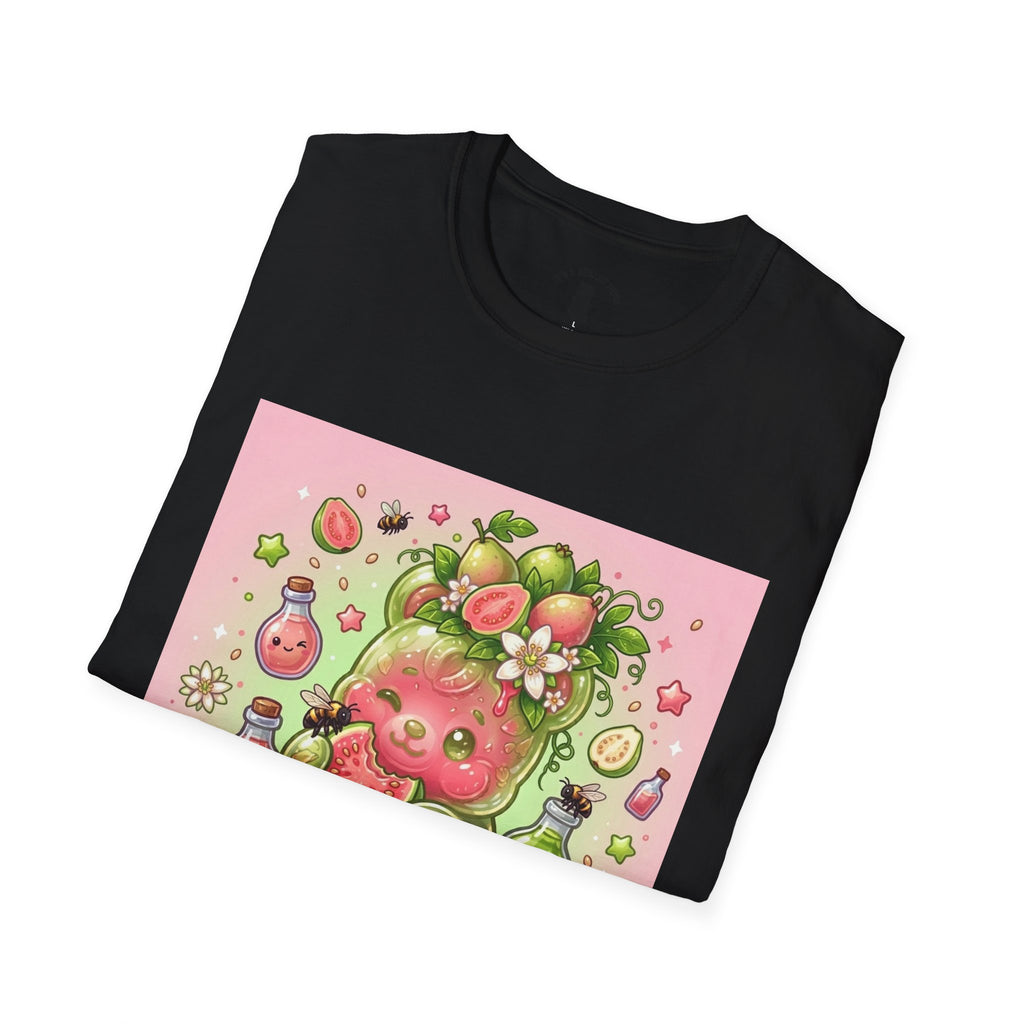 Sweet little Guava, Exotic Fruit Gooey Gummy Bear — Kawaii Graphic T-Shirt