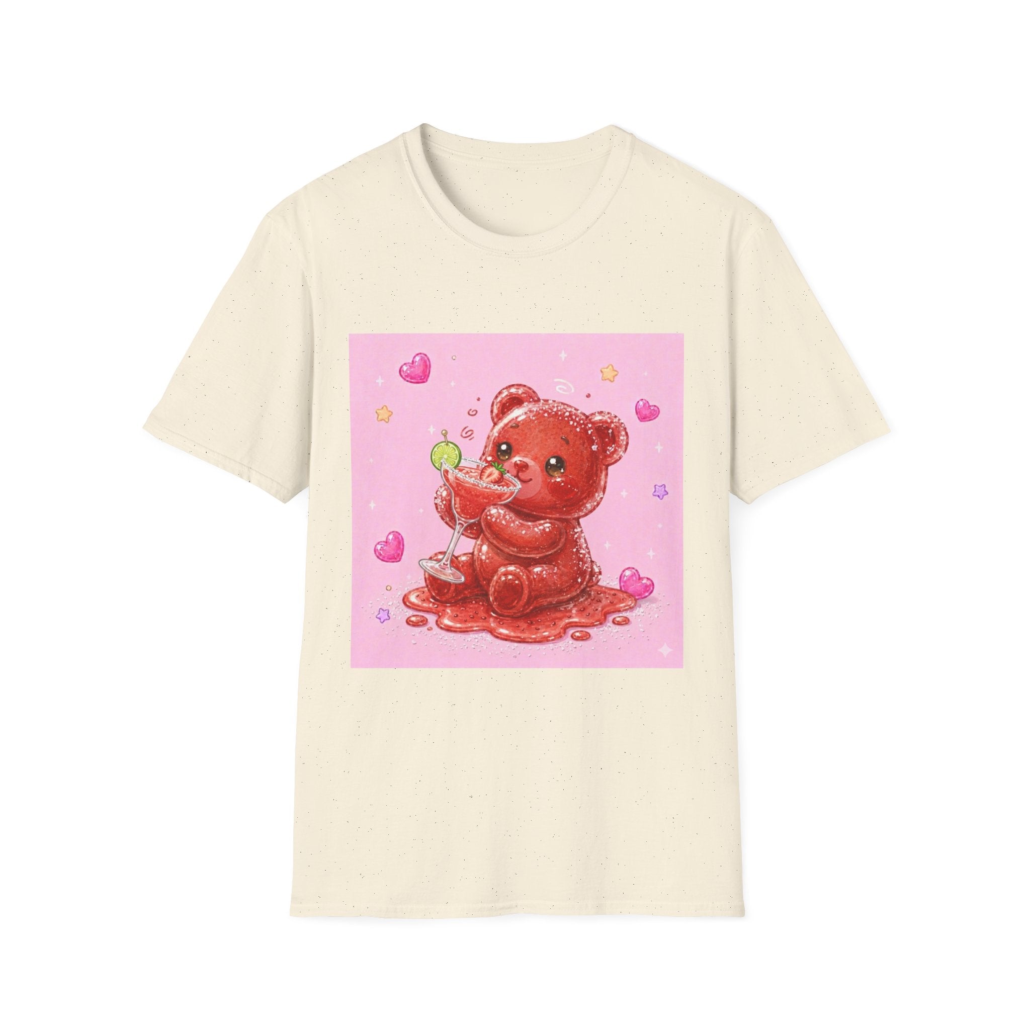 Yummy Strawberry Daiquiri, Red Oozy Boozy Gummy Drinking Pal- Graphic Shirt