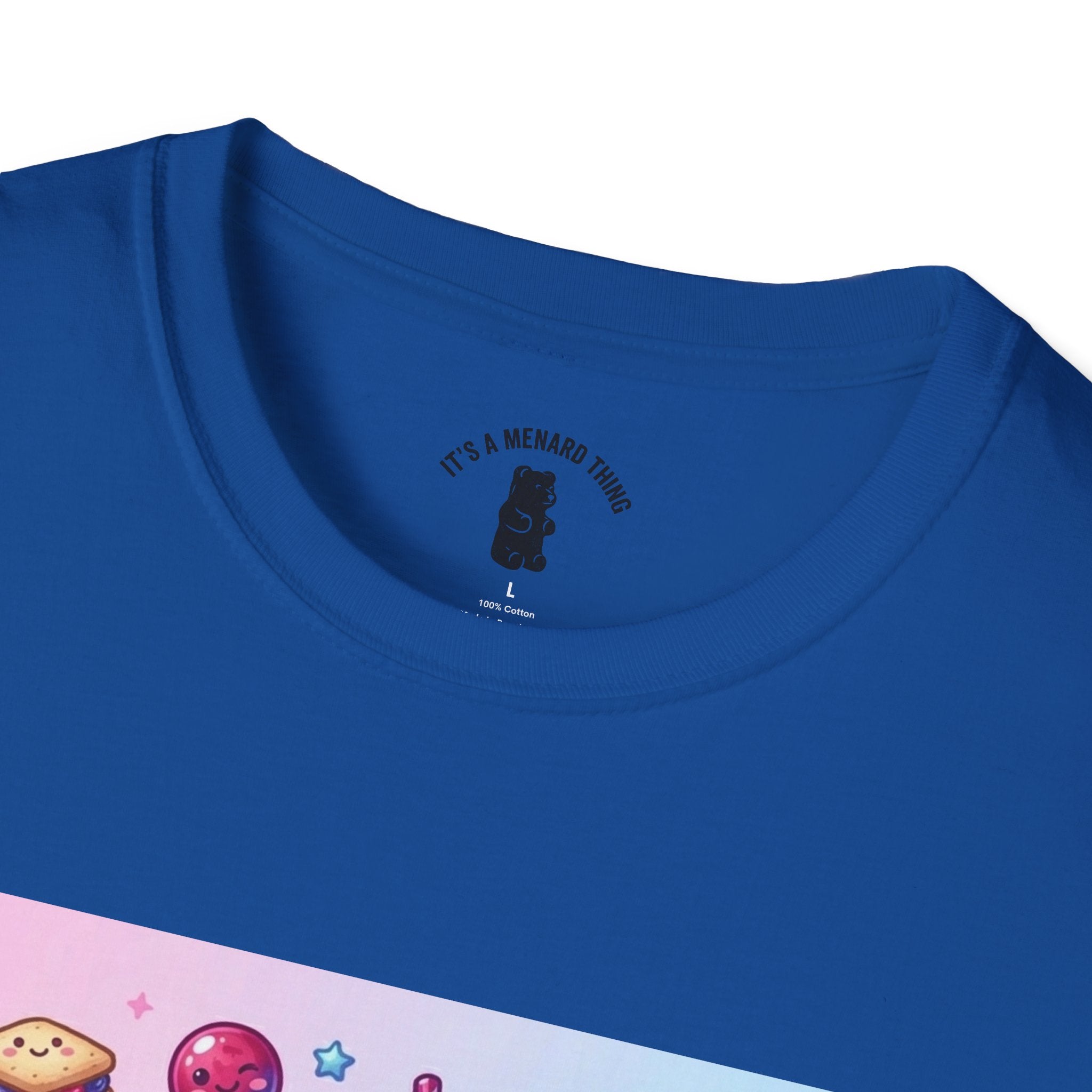 Hibiscus and Mixed Berry Jam, Exotic fruit Flower Gooey Gummy — Kawaii Illustrated T-Shirt