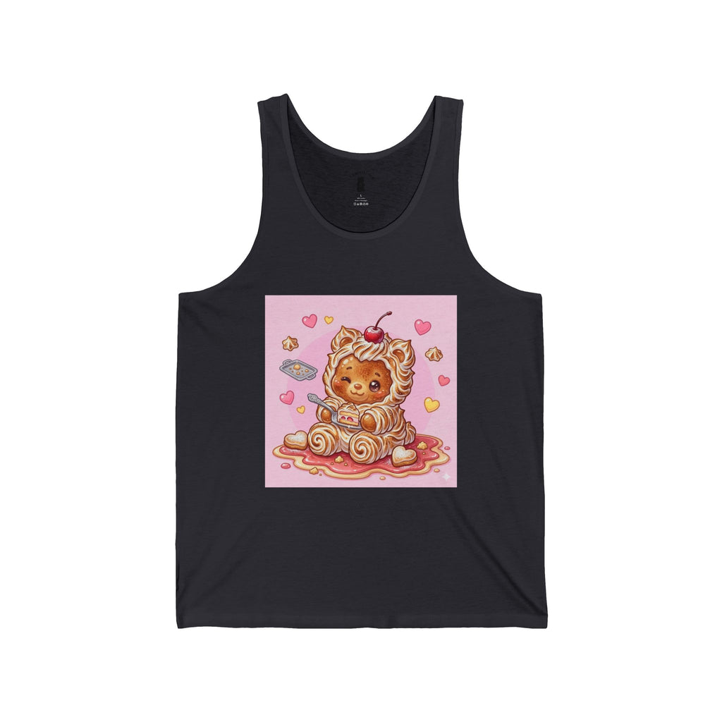 Baked Alaska, Special Gooey Gummy Bear in Whipped PJs — Cute Graphic Tank Top