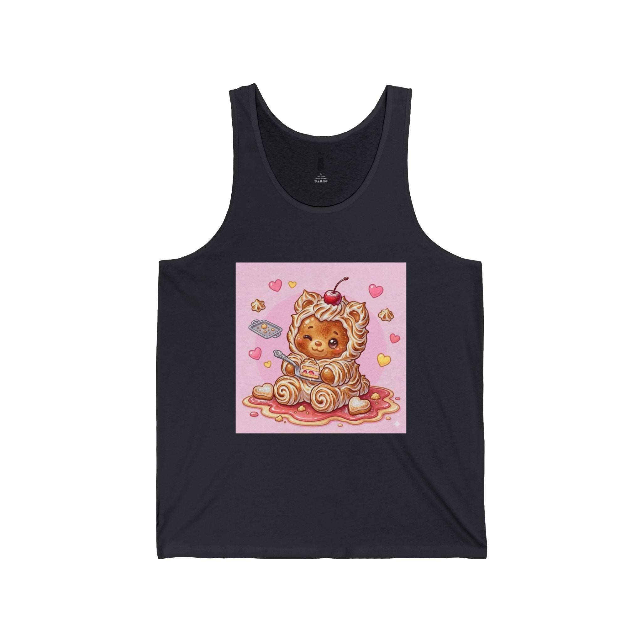 Baked Alaska, Special Gooey Gummy Bear in Whipped PJs — Cute Graphic Tank Top