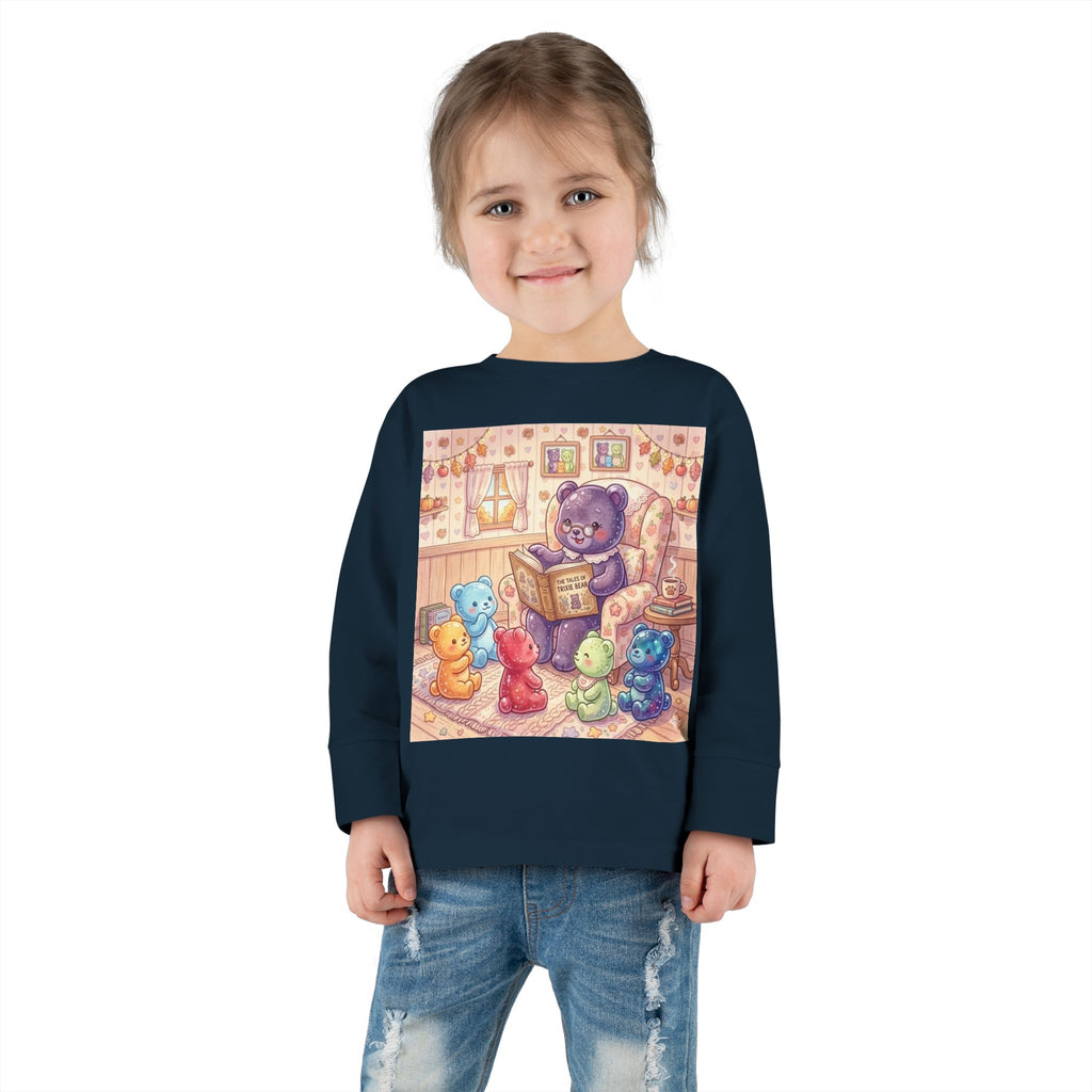 Nana Oozy Gummy Bear Story Time- Graphic Long Sleeve Shirt