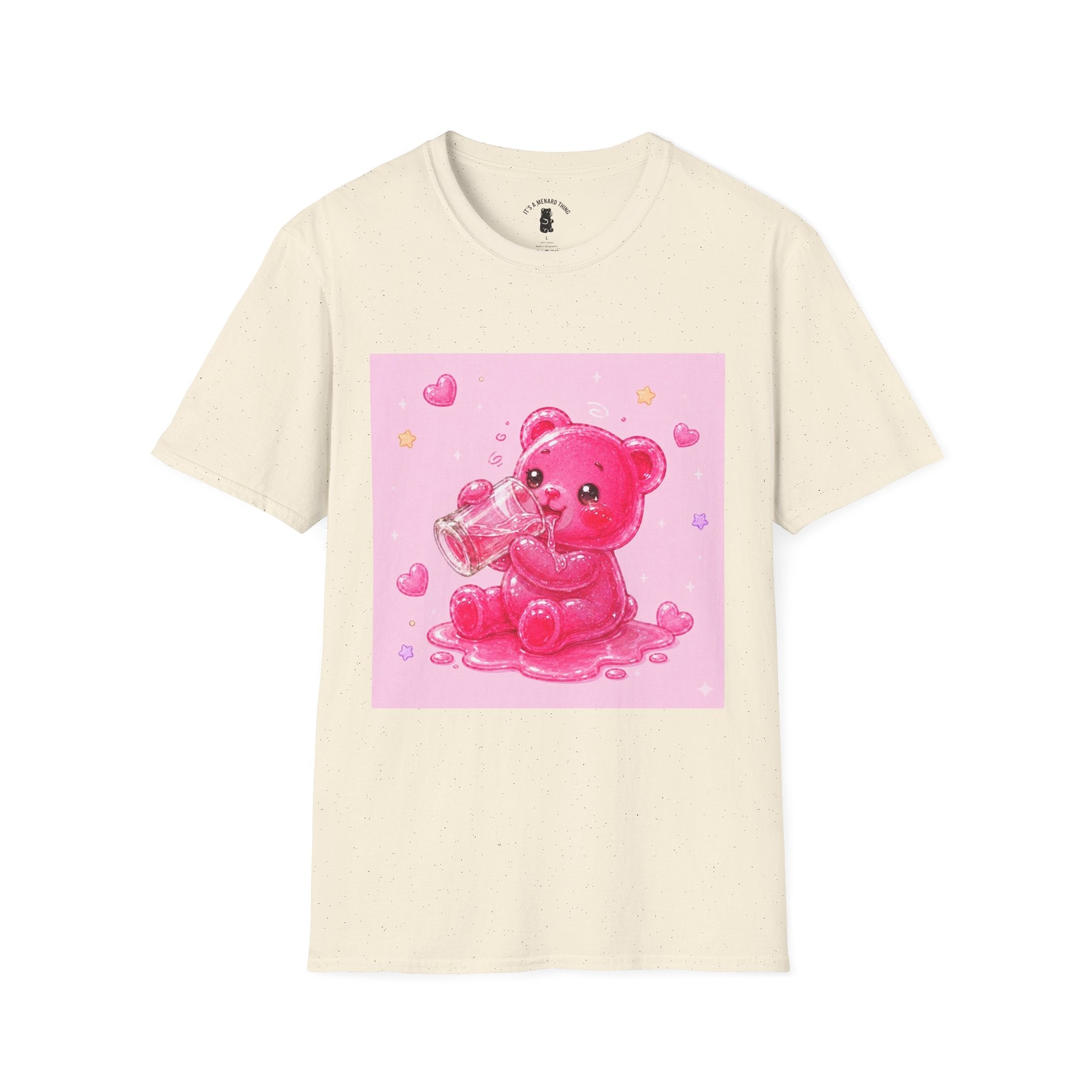 Sugar Shock Shot, Boozy Gooey Gummy Bear- Kawaii Graphic T-Shirt