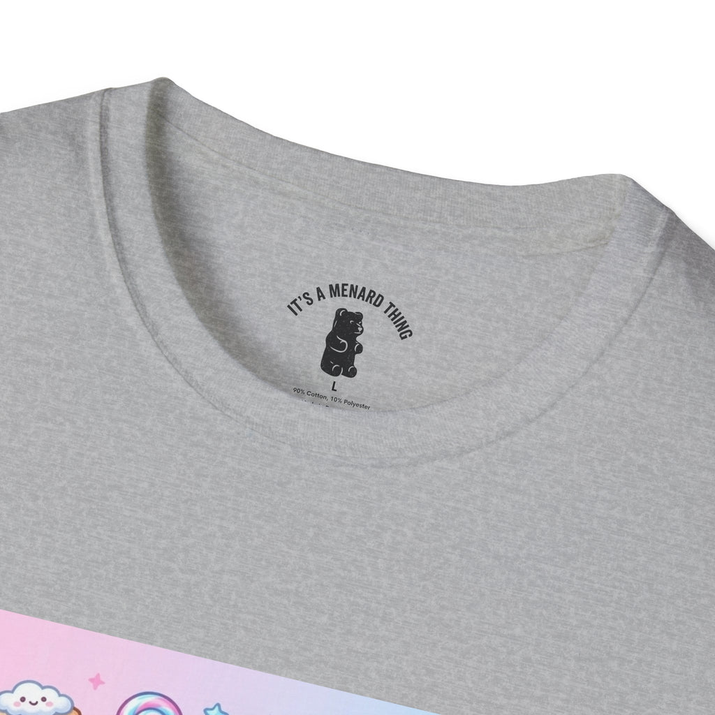 Cotton Candy Gooey Gummy Bear — Kawaii Graphic T-Shirt