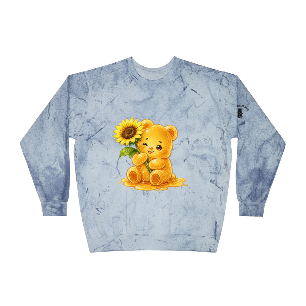 Sunflower Special, Golden Yellow Gooey Gummy Bear- Kawaii Graphic Sweatshirt