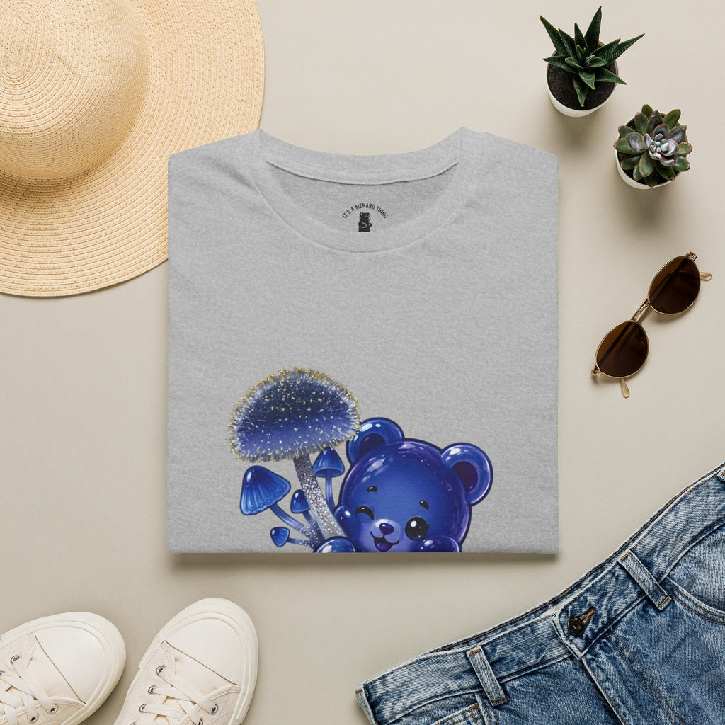 Special Small Blue Mushroom, Oozy Bears Gummy Friend- Graphic Shirt