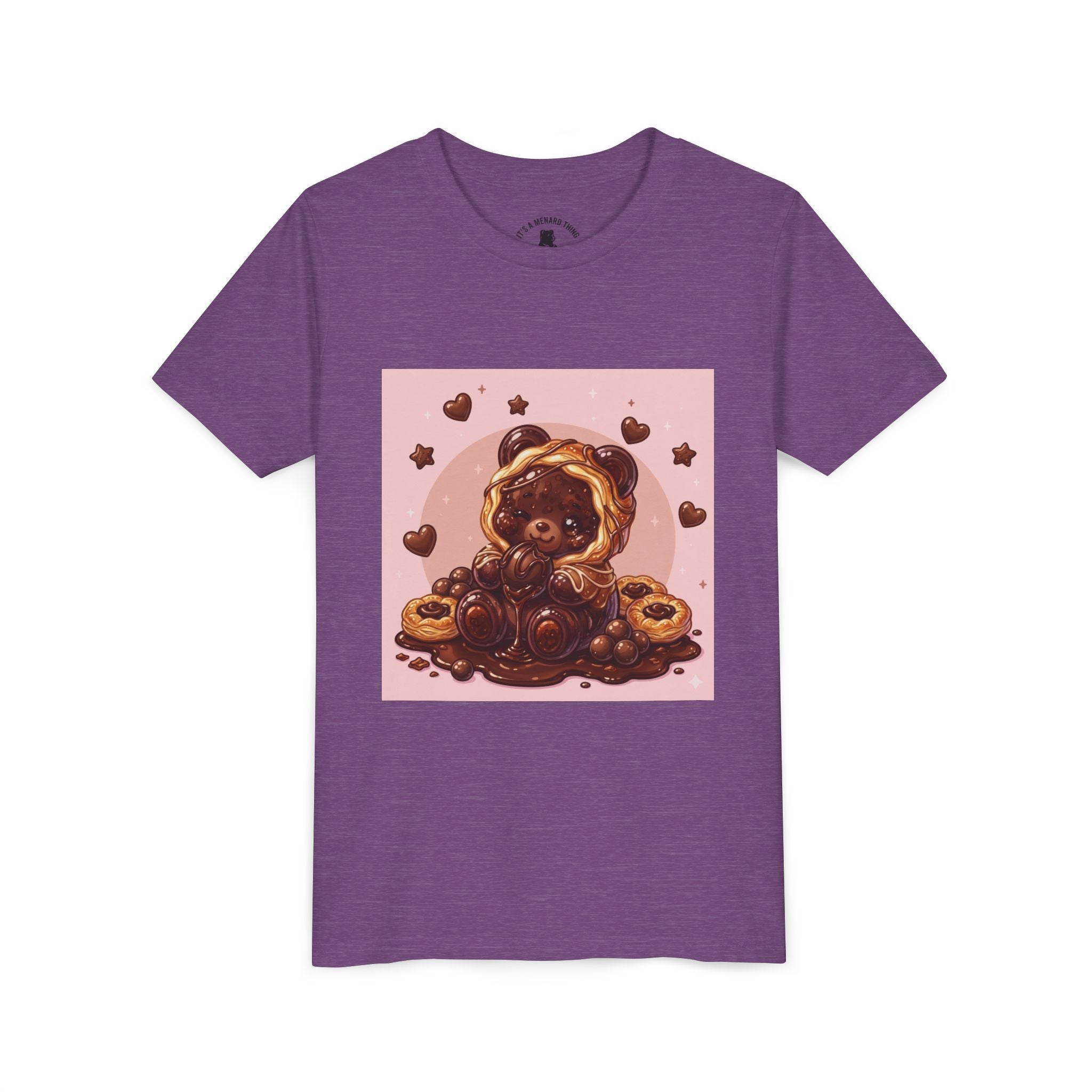Chocolate Danish Gooey Gummy Bear Cute Kids Shirt