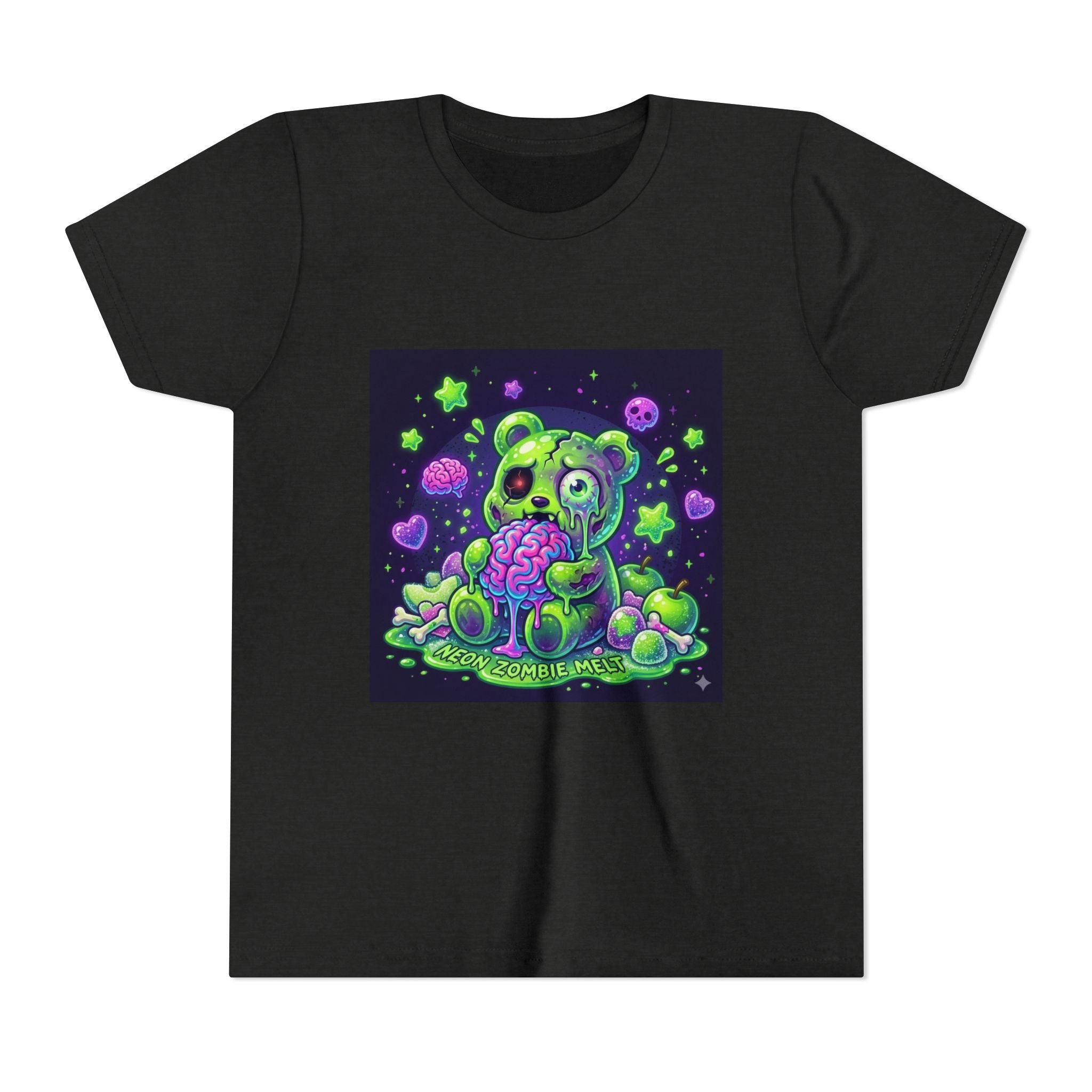 Neon Zombie Gooey Gummy Bear Graphic Tee