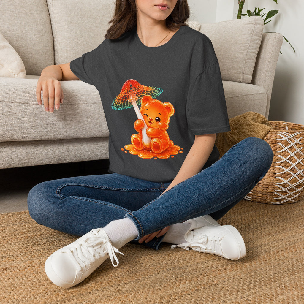Rare Orange and Green Mushroom, Oozy Bear Gummy Friend Special- Graphic Shirt