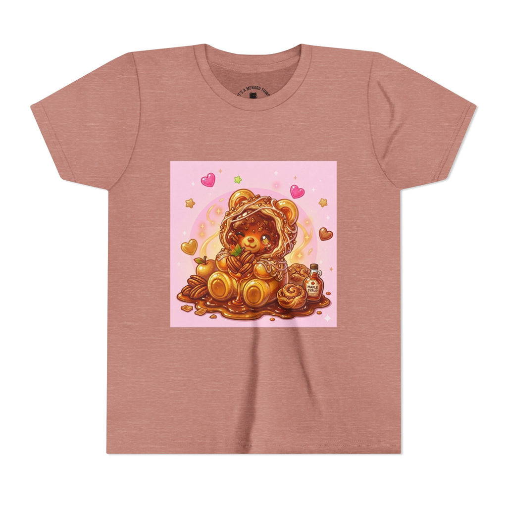 Cinnamon, Butter & Pecan Danish Gooey Gummy Bear Youth T-Shirt