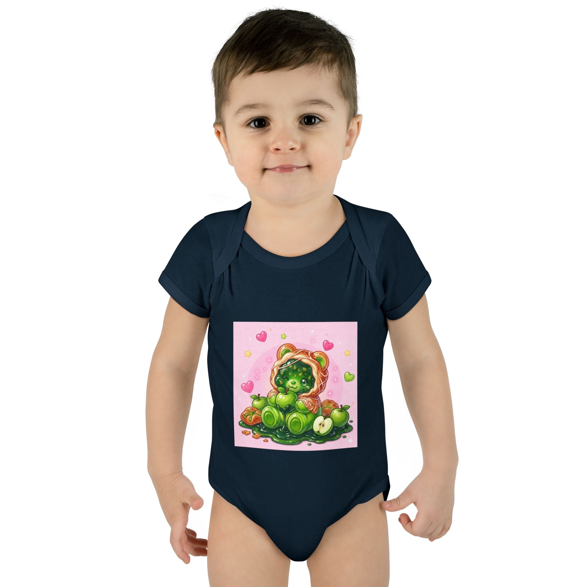 Green Apple Danish Gooey Gummy Bear in Puff PJs