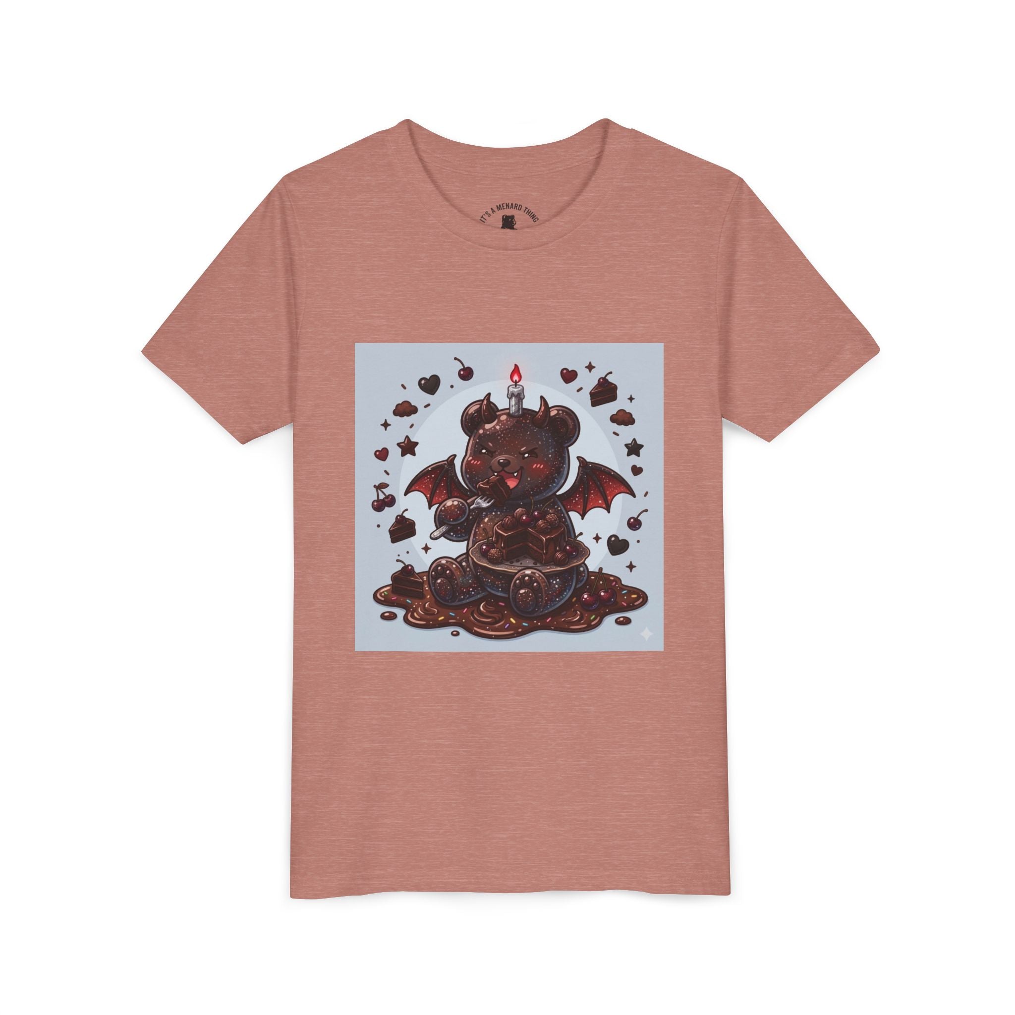 Devils Food Cake, Fudge Gooey Gummy Bear Youth Shirt