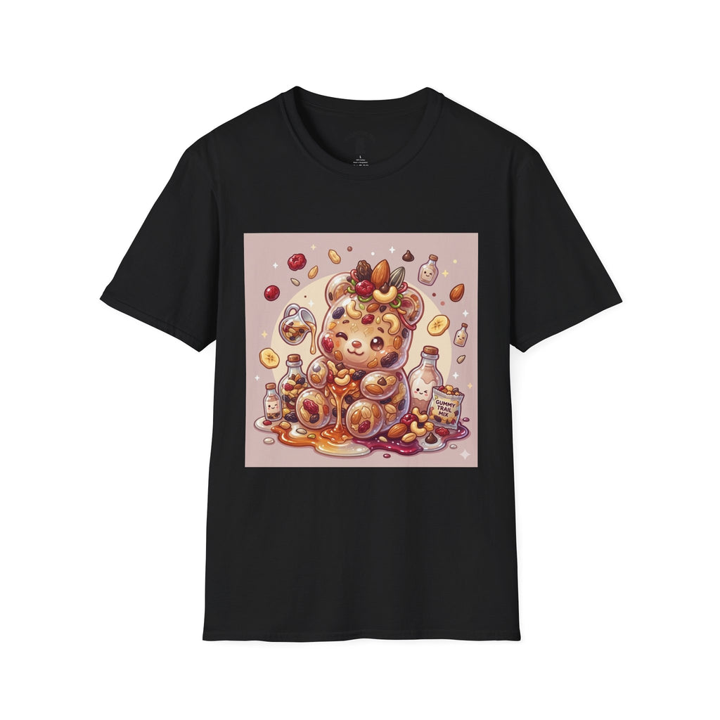 Gimme Some Trail Mix, Exotic Gooey Gummy Bear— Cute Cartoon T-Shirt