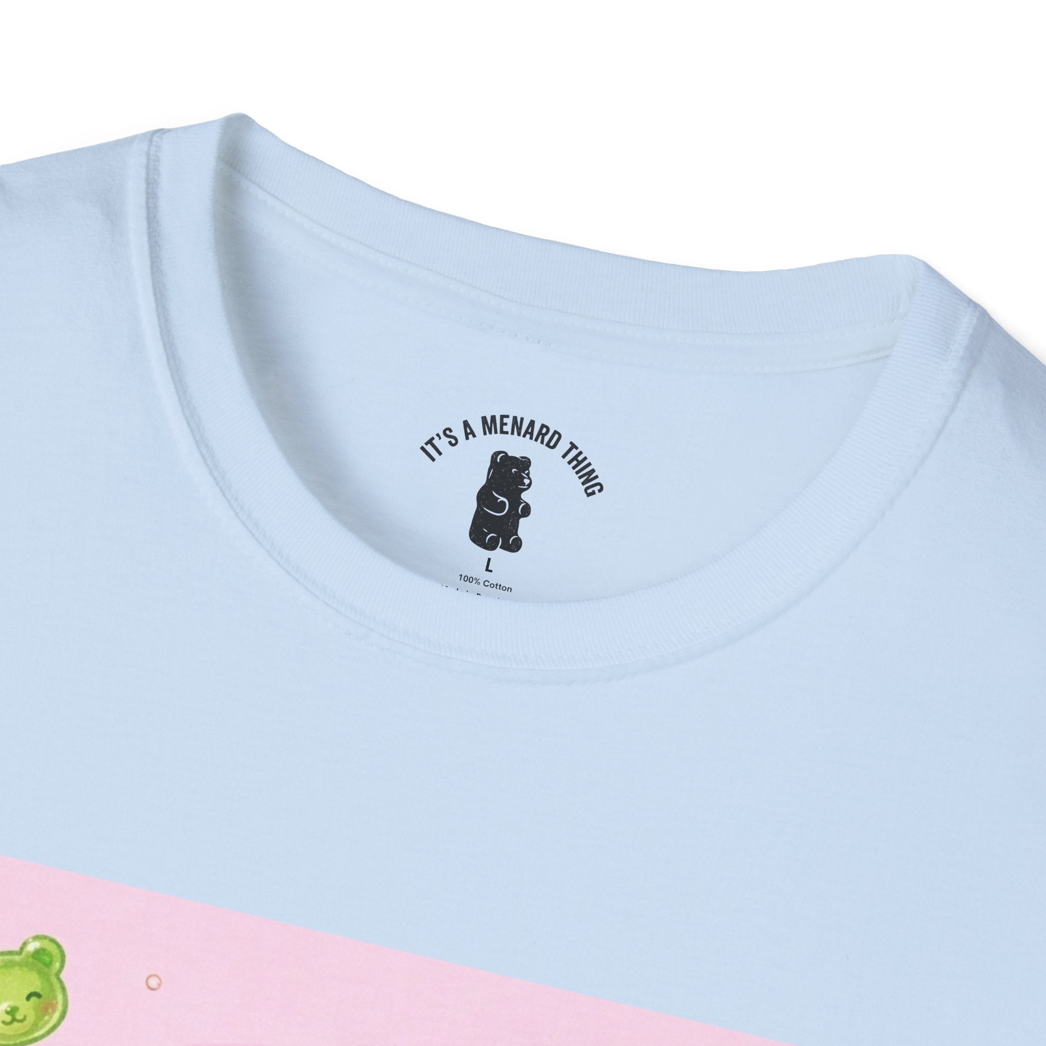 Lime Green Smooth Margaritta Boozy Gooey Gummy Bear- Kawaii Graphic T-Shirt