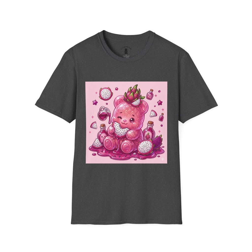 Exotic Pink Dragon Fruit Gooey Gummy Bear  — Adorable Graphic T-Shirt