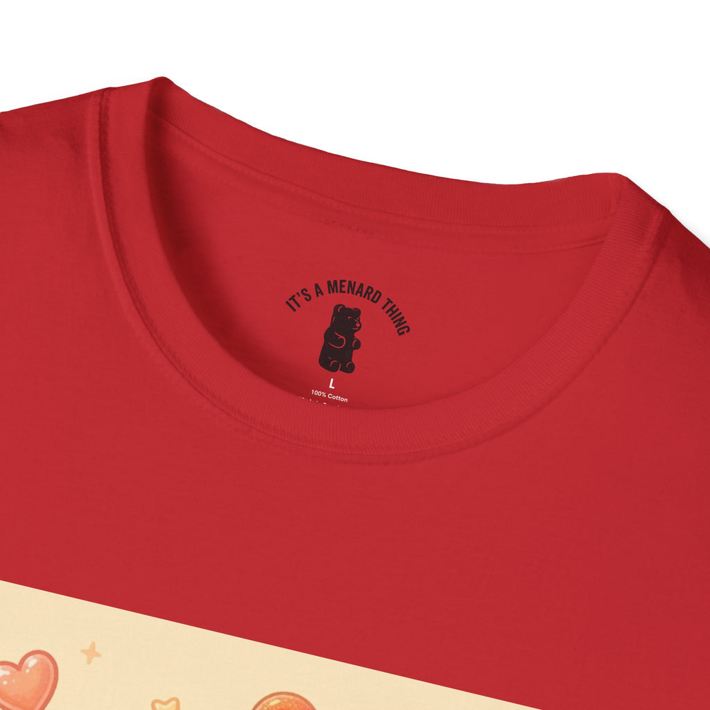 Peach Ring Gooey Gummy Bear- Cute Graphic T-Shirt