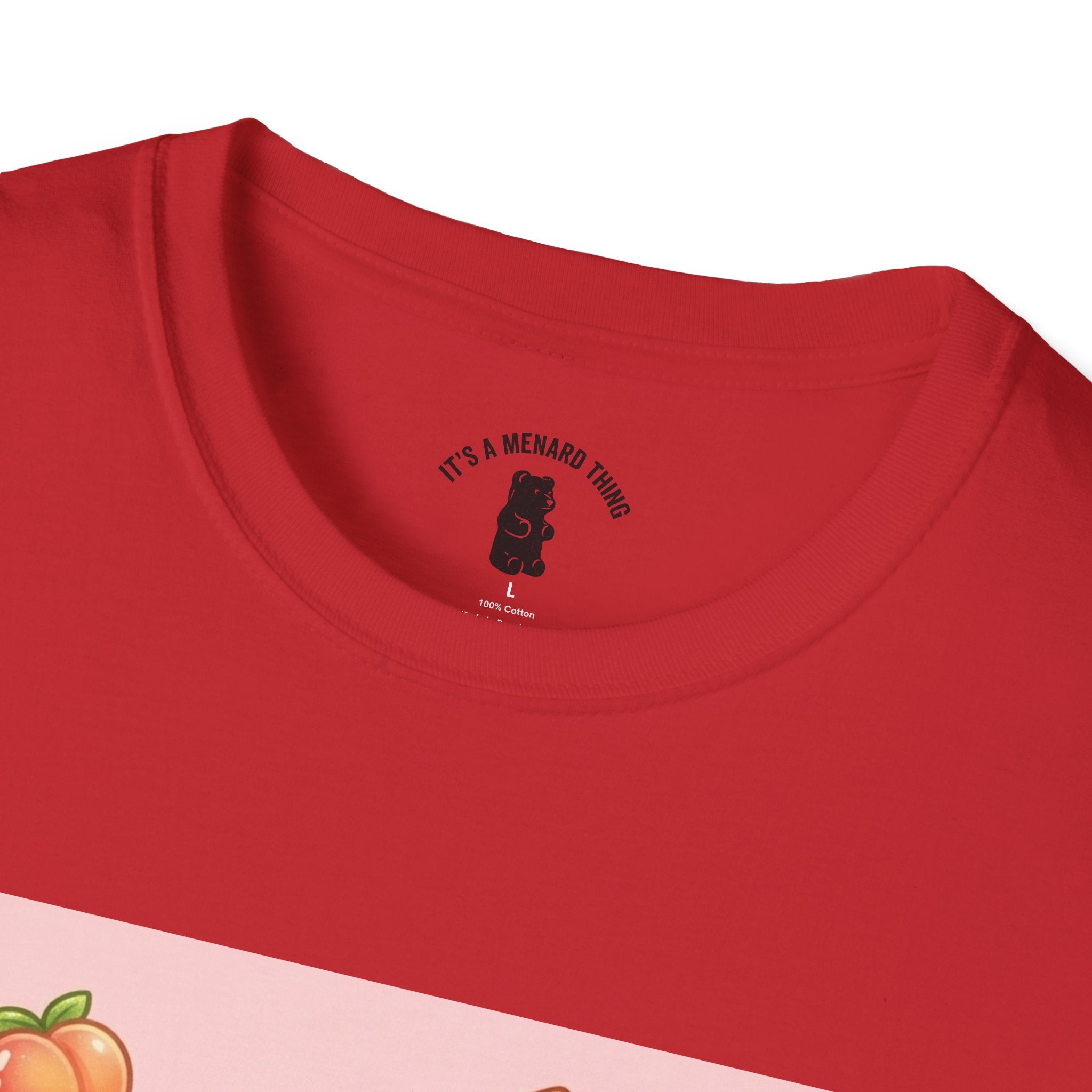 Peach Danish snack Gooey Gummy Bear — Cute Graphic T-Shirt