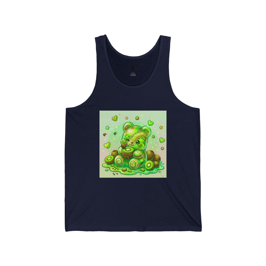 Ripe Juicey Kiwi, Green Gooey Gummy Bear — Kawaii Graphic Tank