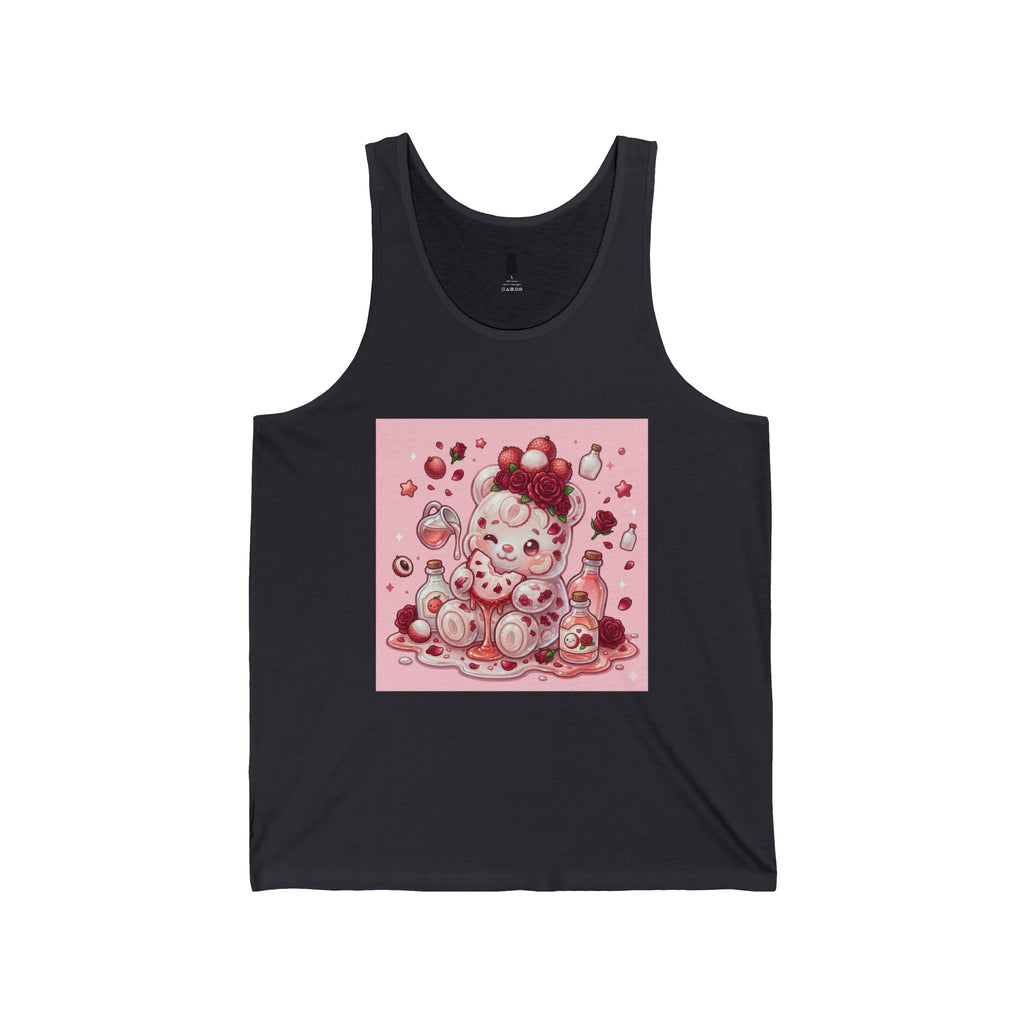 Fresh Lychee Berry, Exotic Gooey Gummy Bear- Kawaii Graphic Tank Top