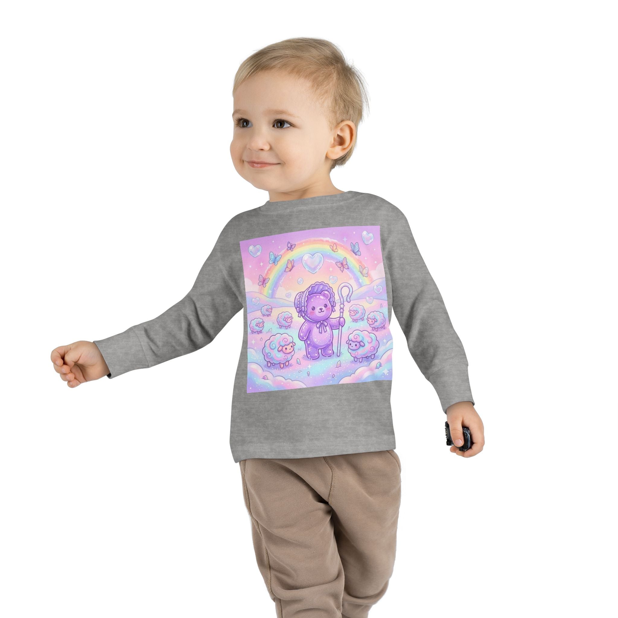 Sweet Dreams, Cotton Candy Sheep & Oozy Shepard of Snoozes_ Graphic Long Sleeve