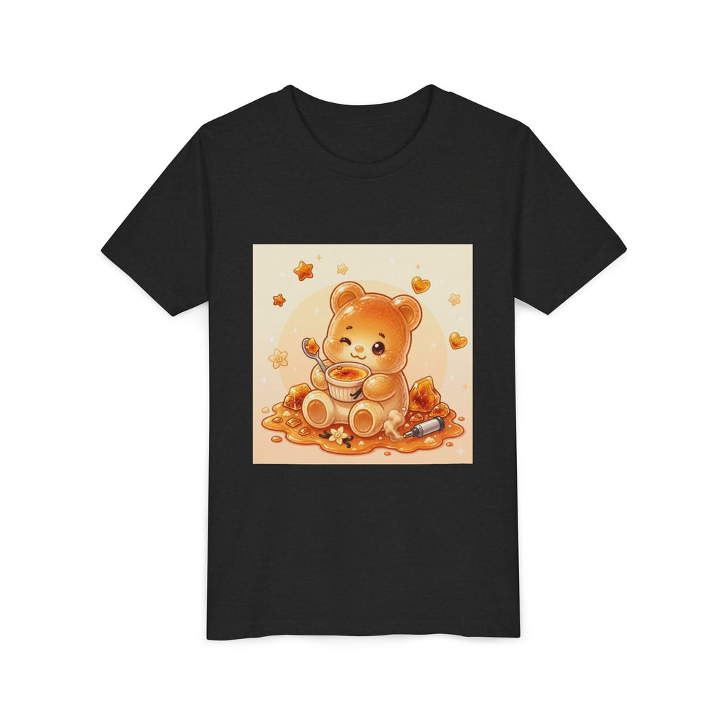 Cream Brulé Crunch Gooey Gummy Bear Graphic Youth Shirt