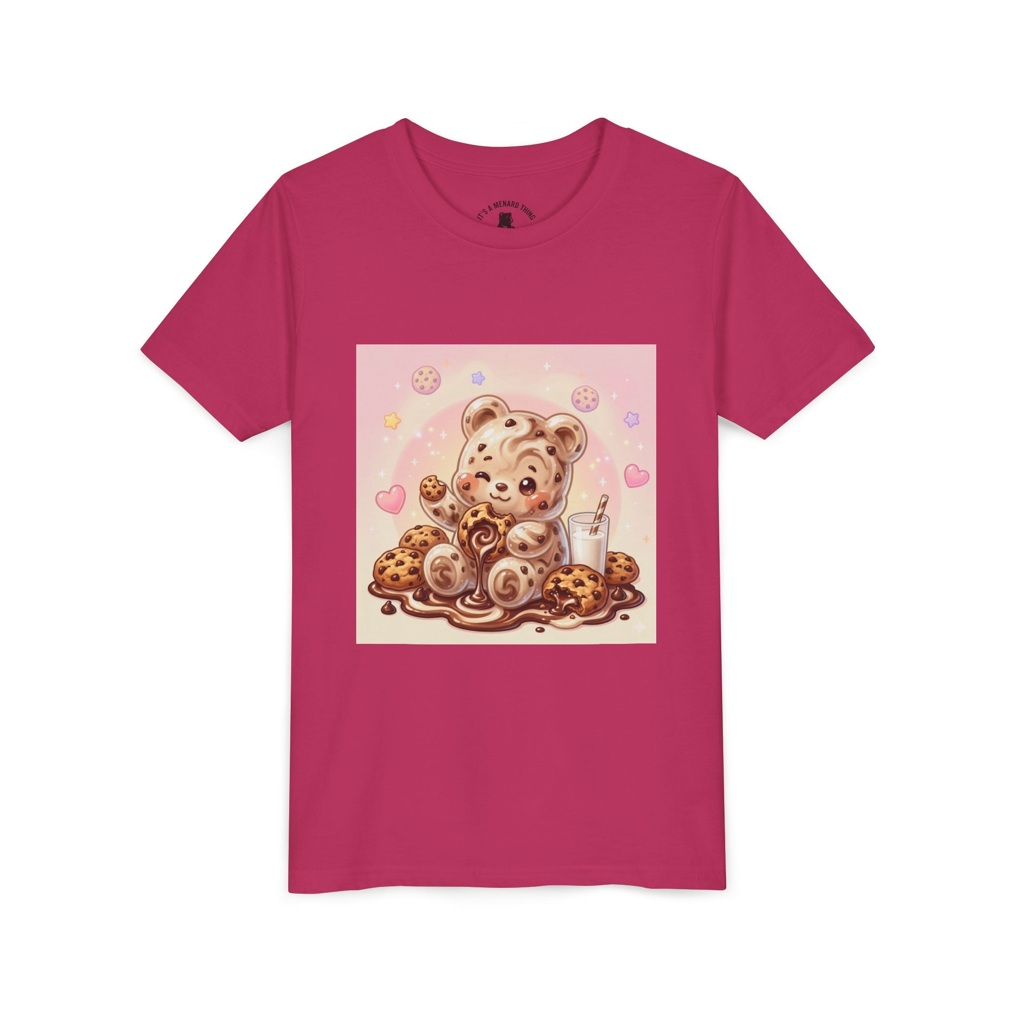 Cookies & Milk Gooey Fudge Gummy Bear Graphic Shirt