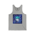Taking a Nap on Planet Pluto, Blue Oozy Bear Gummy Friend- Graphic Tank Top