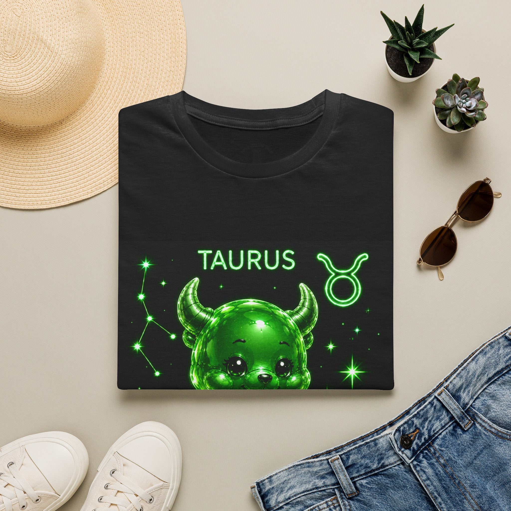 Taurus Zodiac Astrology Sign Oozy Bear Friends Special Addition- Graphic Shirt