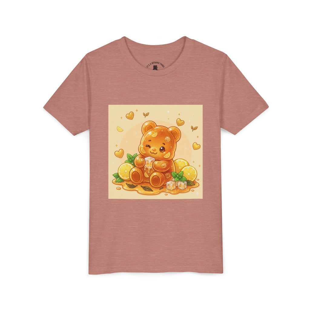 Honey Lemon Iced-Tea Gooey Gummy Bear Youth T-Shirt