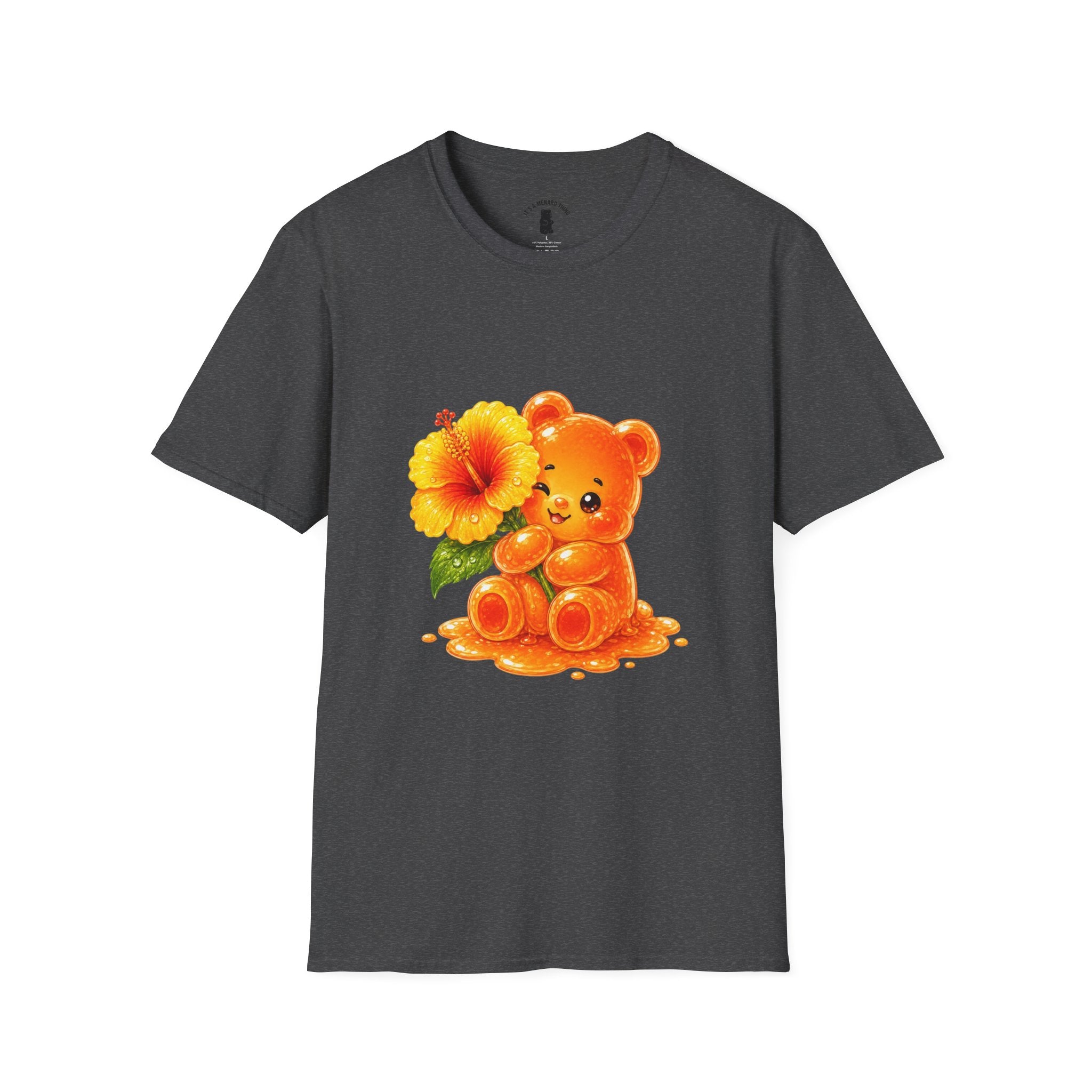 Hello Hibiscus, Orange Oozy Bear Gummy Friend Special Flower Addition- Grap