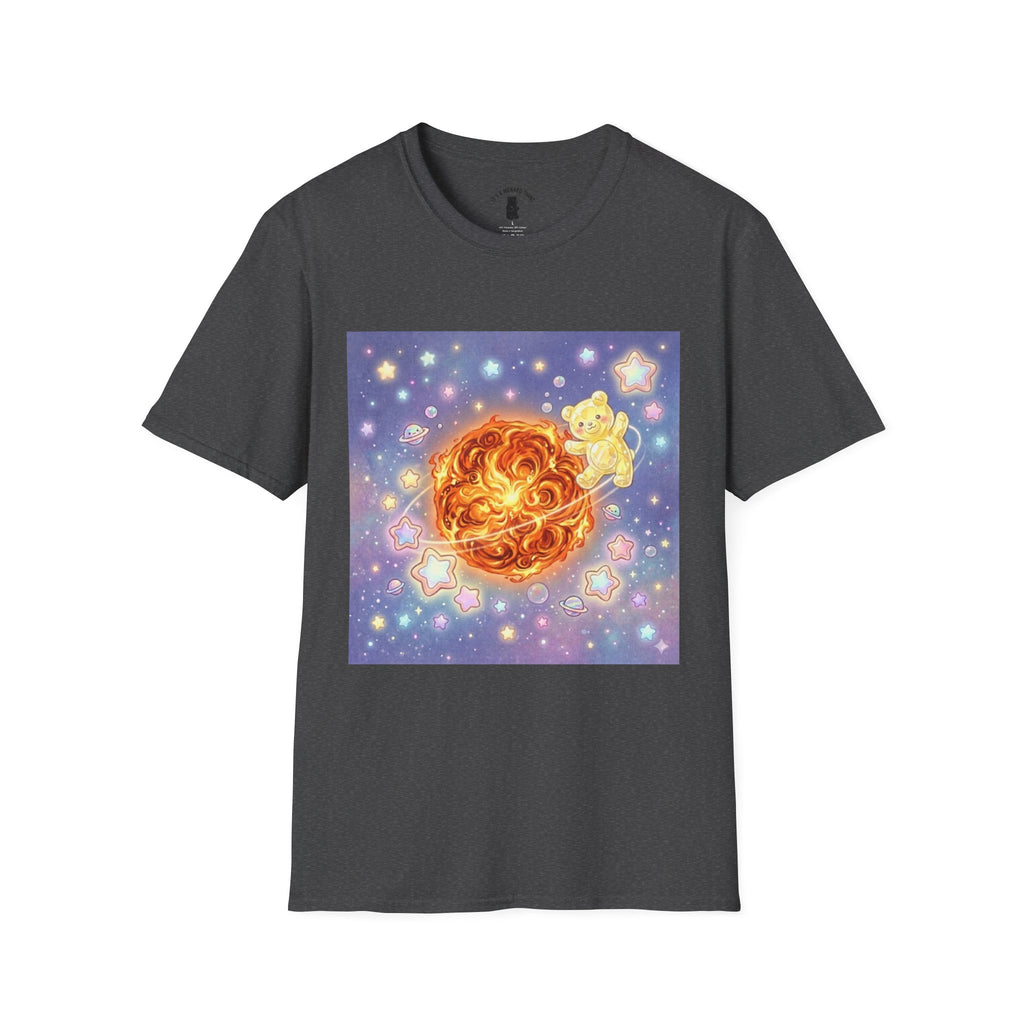 Burning Bright Sun, Yellow Crystal Gooey Gummy — Kawaii Graphic T-Shirt