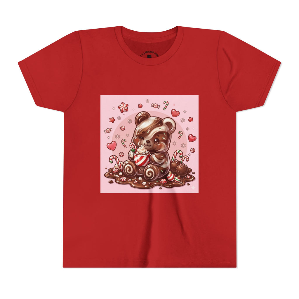 Cute Hot Chocolate Gooey Gummy Bear Holiday Kids Shirt