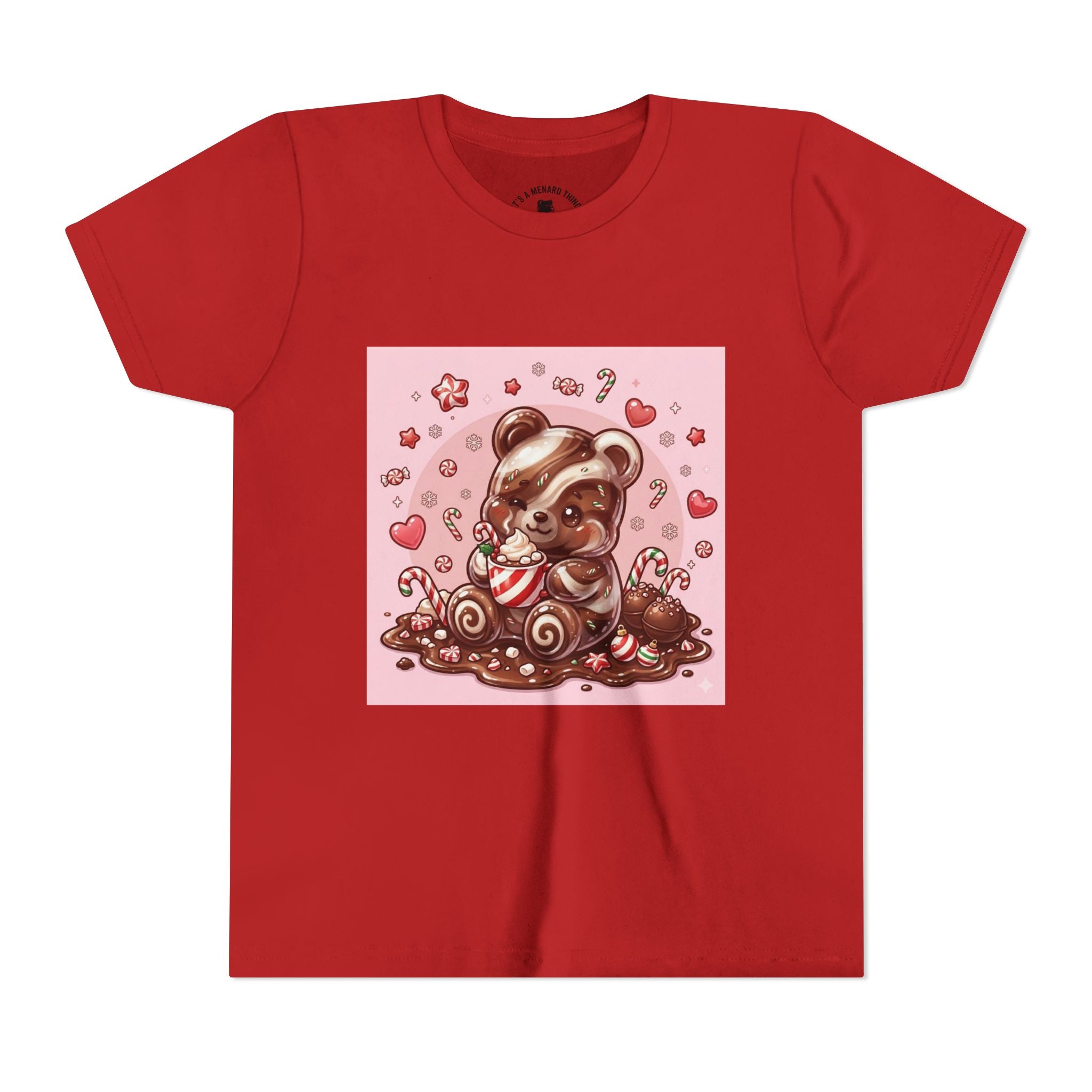 Cute Hot Chocolate Gooey Gummy Bear Holiday Kids Shirt