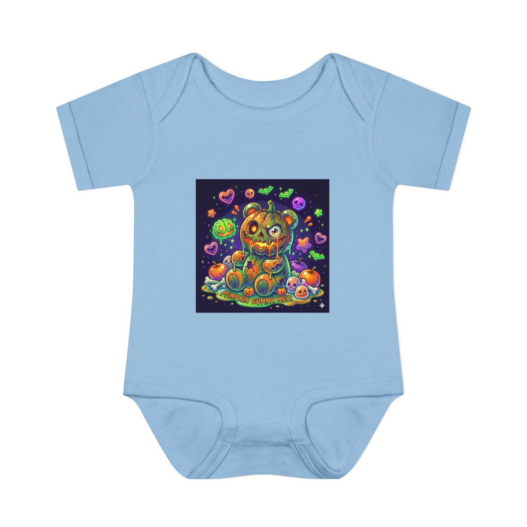 Halloween Pumpkin Head Gooey Gummy Bear - Infant Onesie