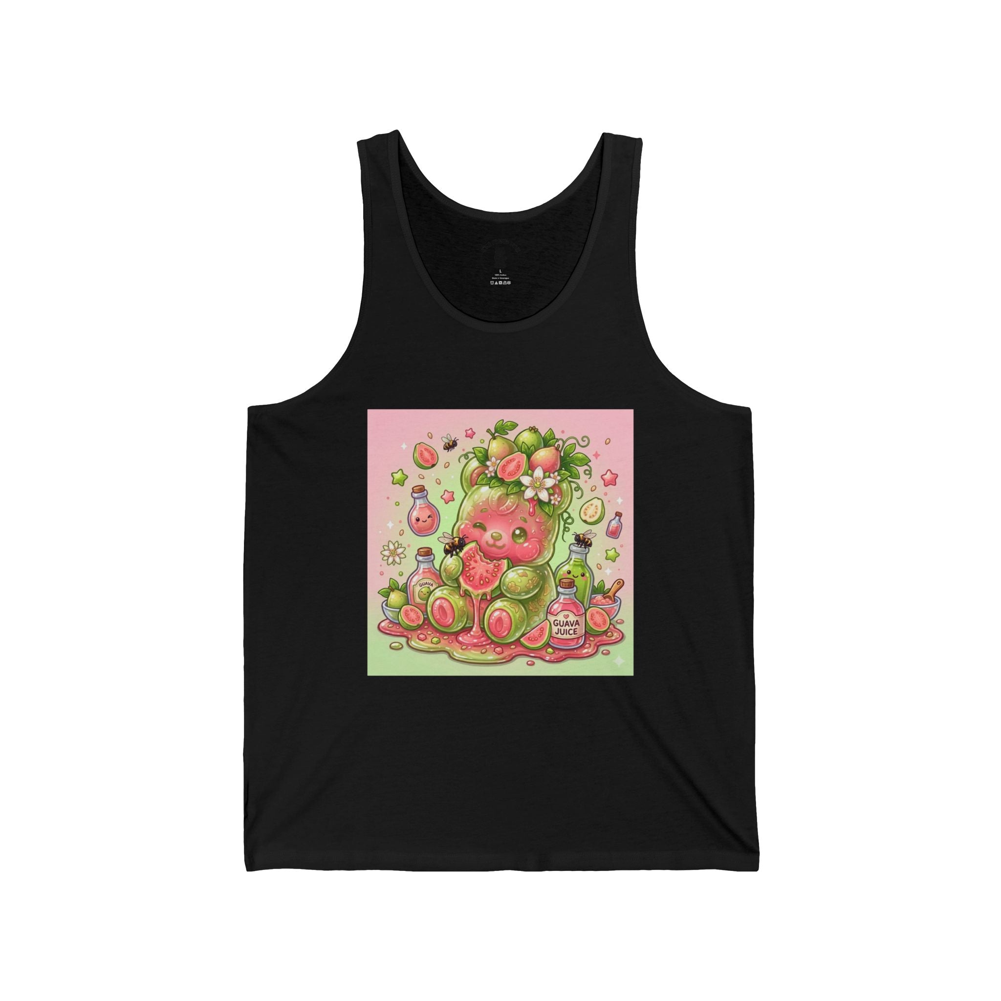 Sweet Gauva Fruit, Exotic Fruit Gooey Gummy Bear-Kawaii Graphic Tank Top