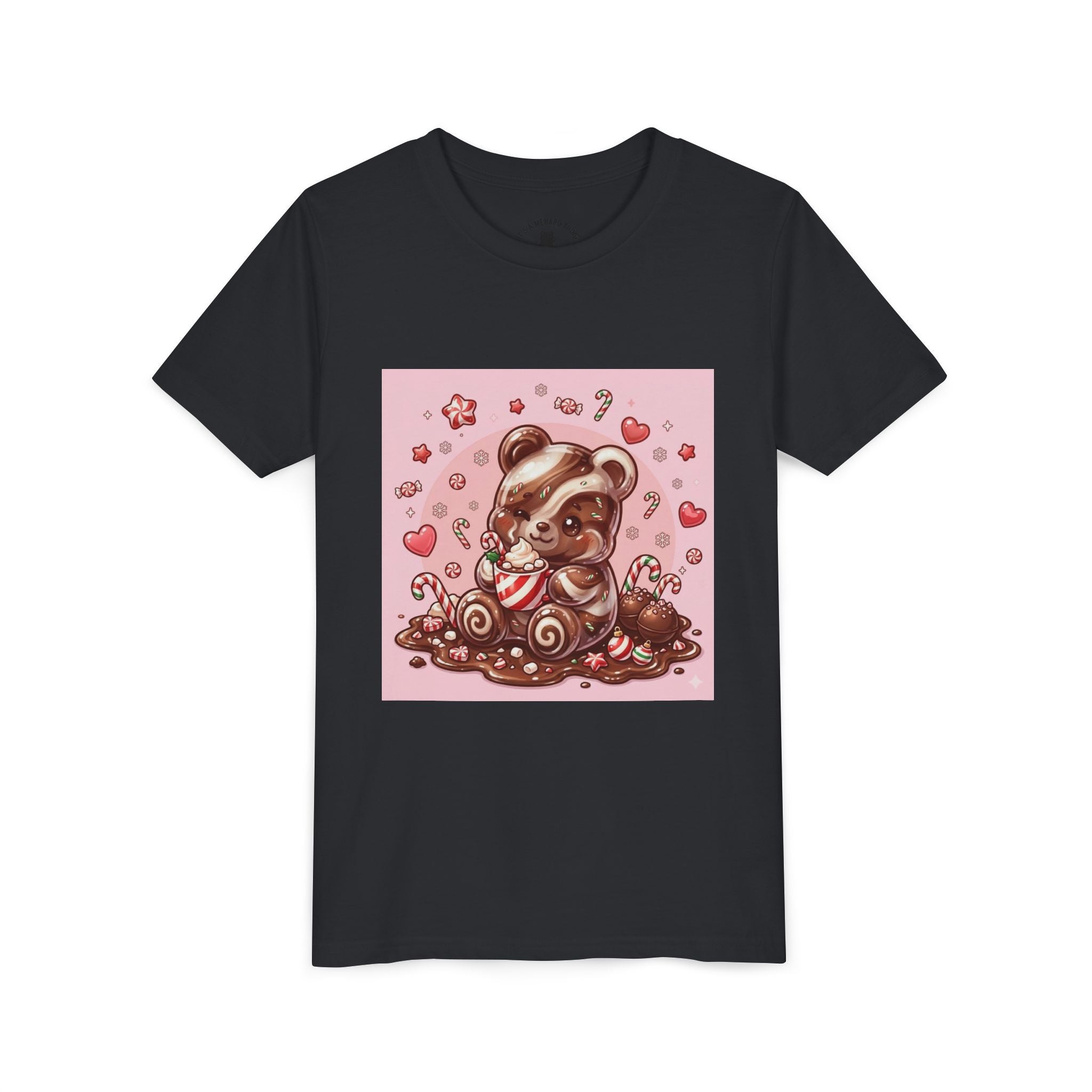 Cute Hot Chocolate Gooey Gummy Bear Holiday Kids Shirt
