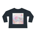 Pastel Oozy Bear Mermaid & Sea Turtle Cute Friends- Graphic Long Sleeve Shirt