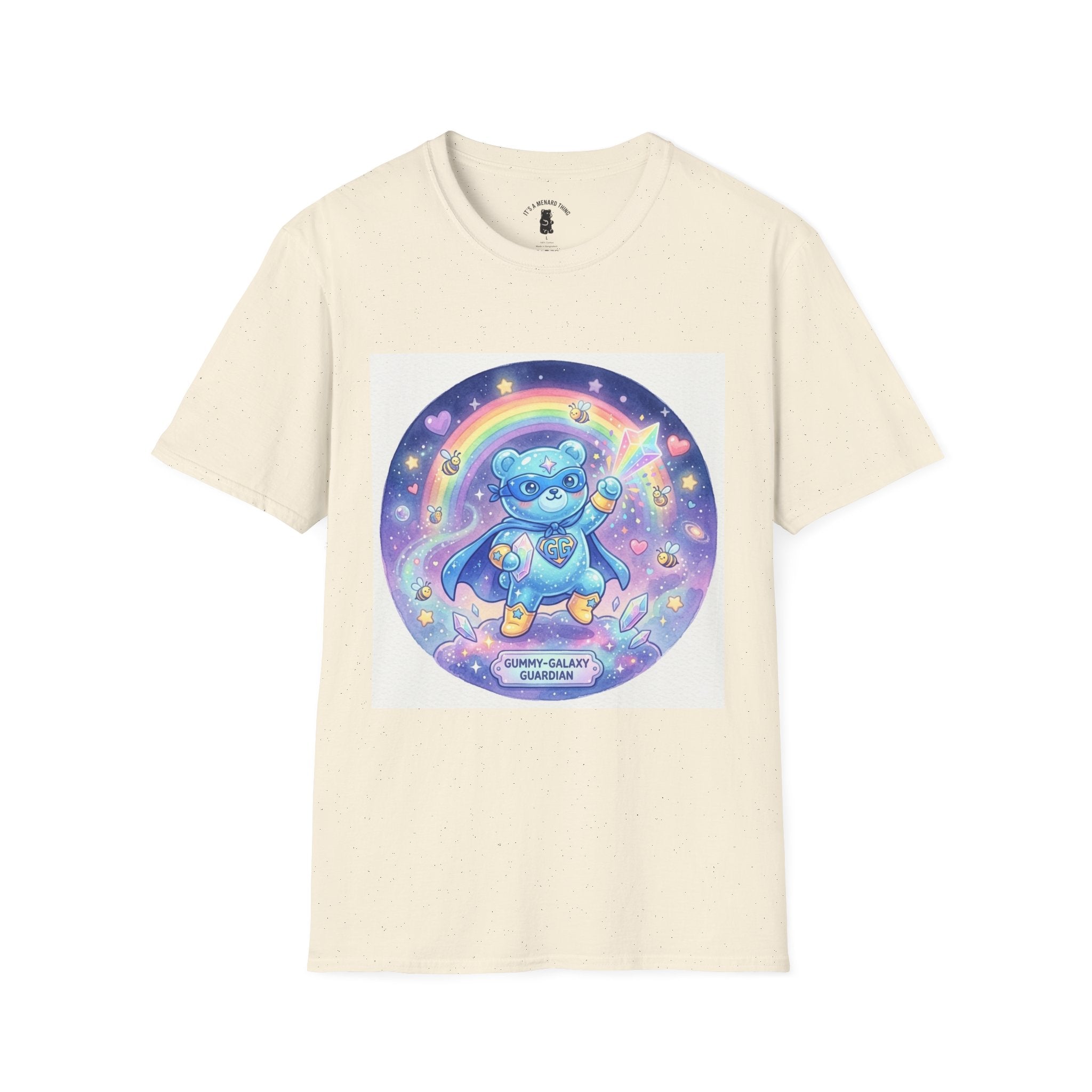 Mighty Super Crystal Gooey Gummy Bear- Kawaii Graphic T-Shirt