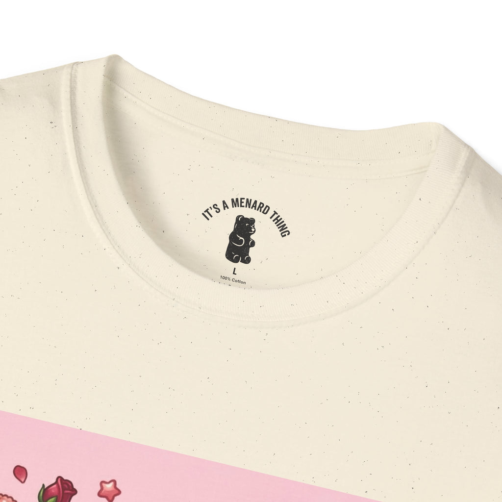 Rose Lychee berry Exotic fruit Gooey Gummy Bear — Kawaii Graphic T-Shirt