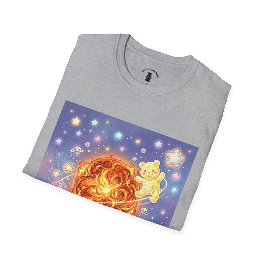 Burning Bright Sun, Yellow Crystal Gooey Gummy — Kawaii Graphic T-Shirt