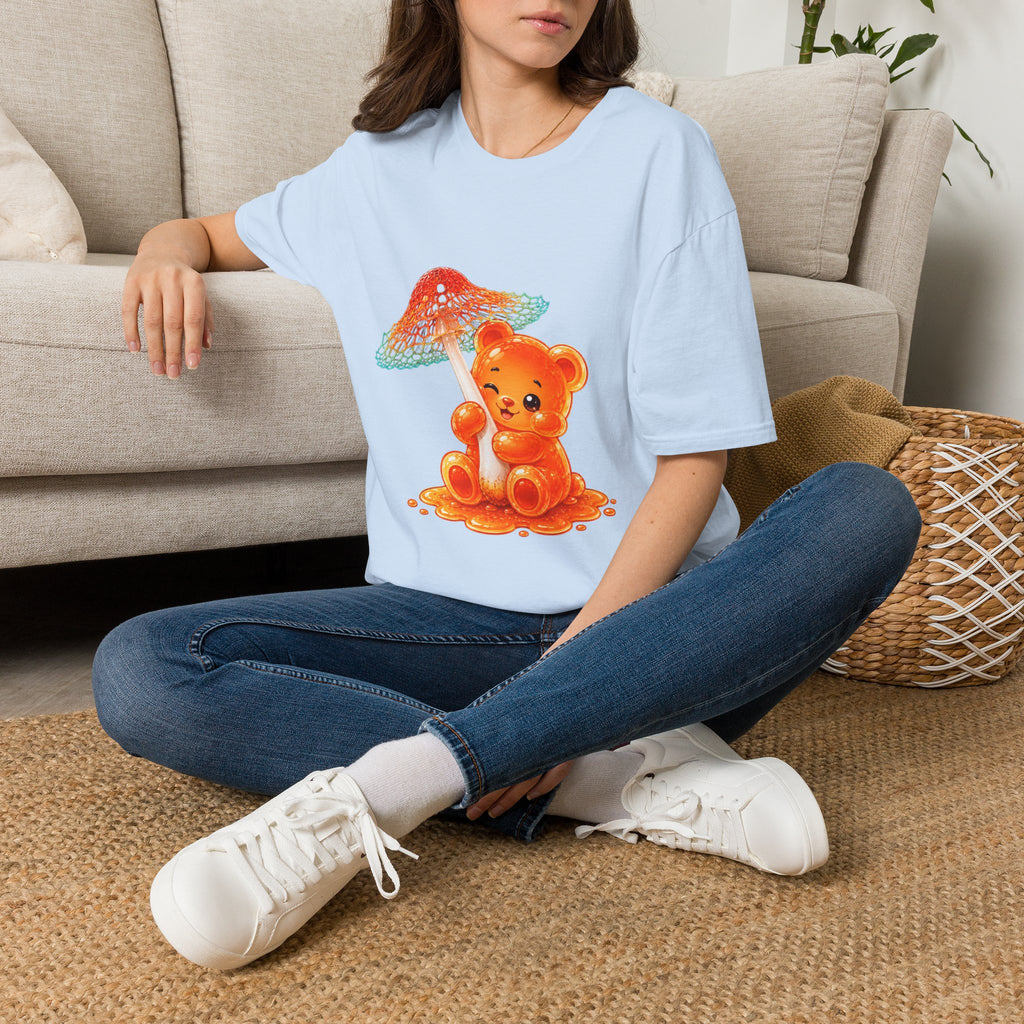 Rare Orange and Green Mushroom, Oozy Bear Gummy Friend Special- Graphic Shirt
