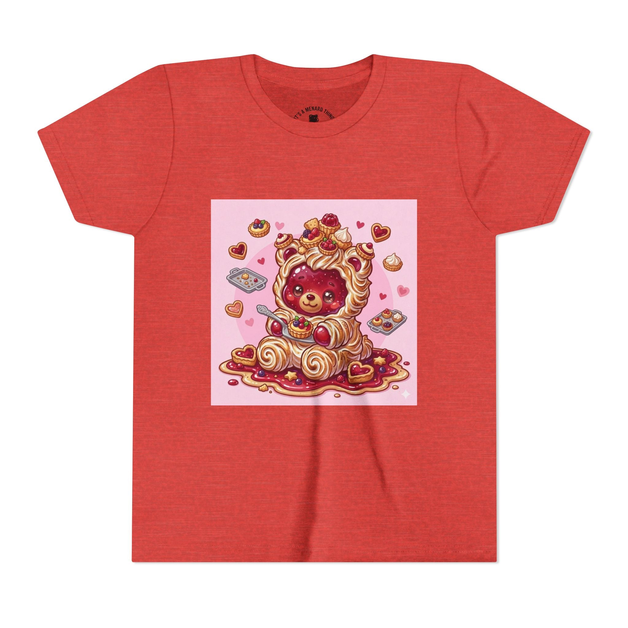 Whipper Berry Tart Gooey Gummy Bear Graphic Youth Shirt