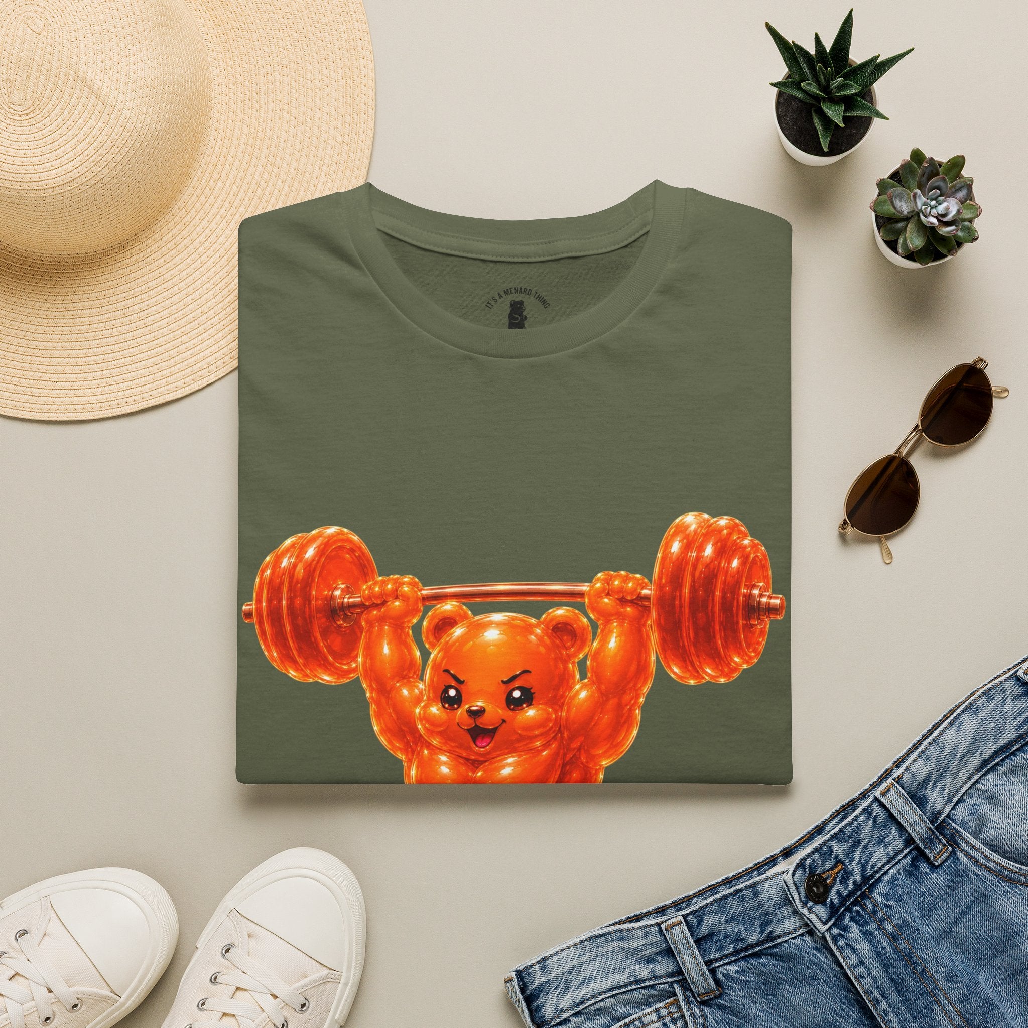 The Shredded Oozy Bear Special Neon Addition- Graphic Shirt