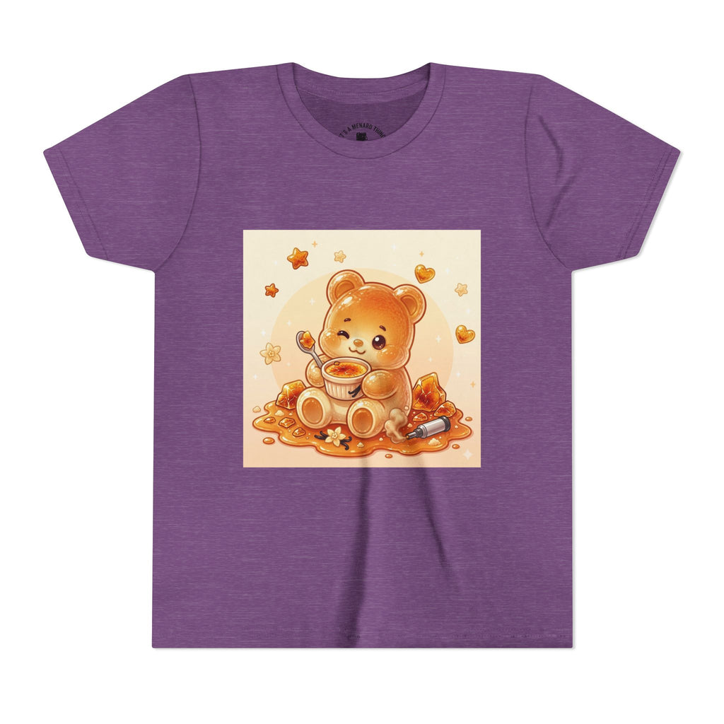 Cream Brulé Crunch Gooey Gummy Bear Graphic Youth Shirt