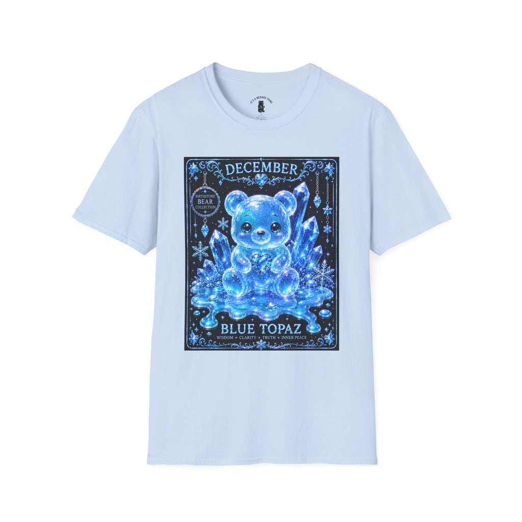 December, Blue Topaz Birthstone Oozy Bear Special Addition- Graphic Shirt