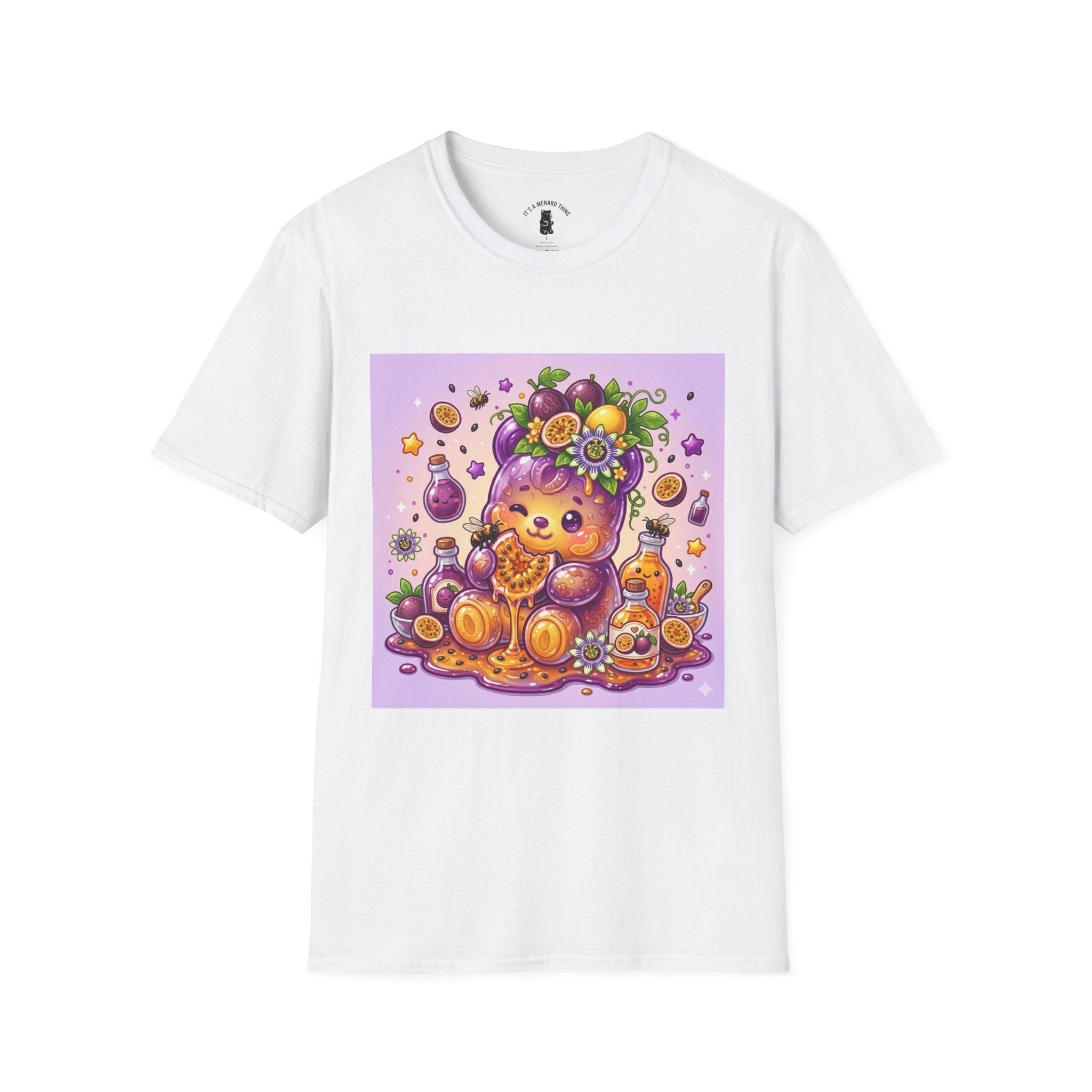 Passion Fruit, Exotic Gooey Gummy Bear— Cute Graphic T-Shirts