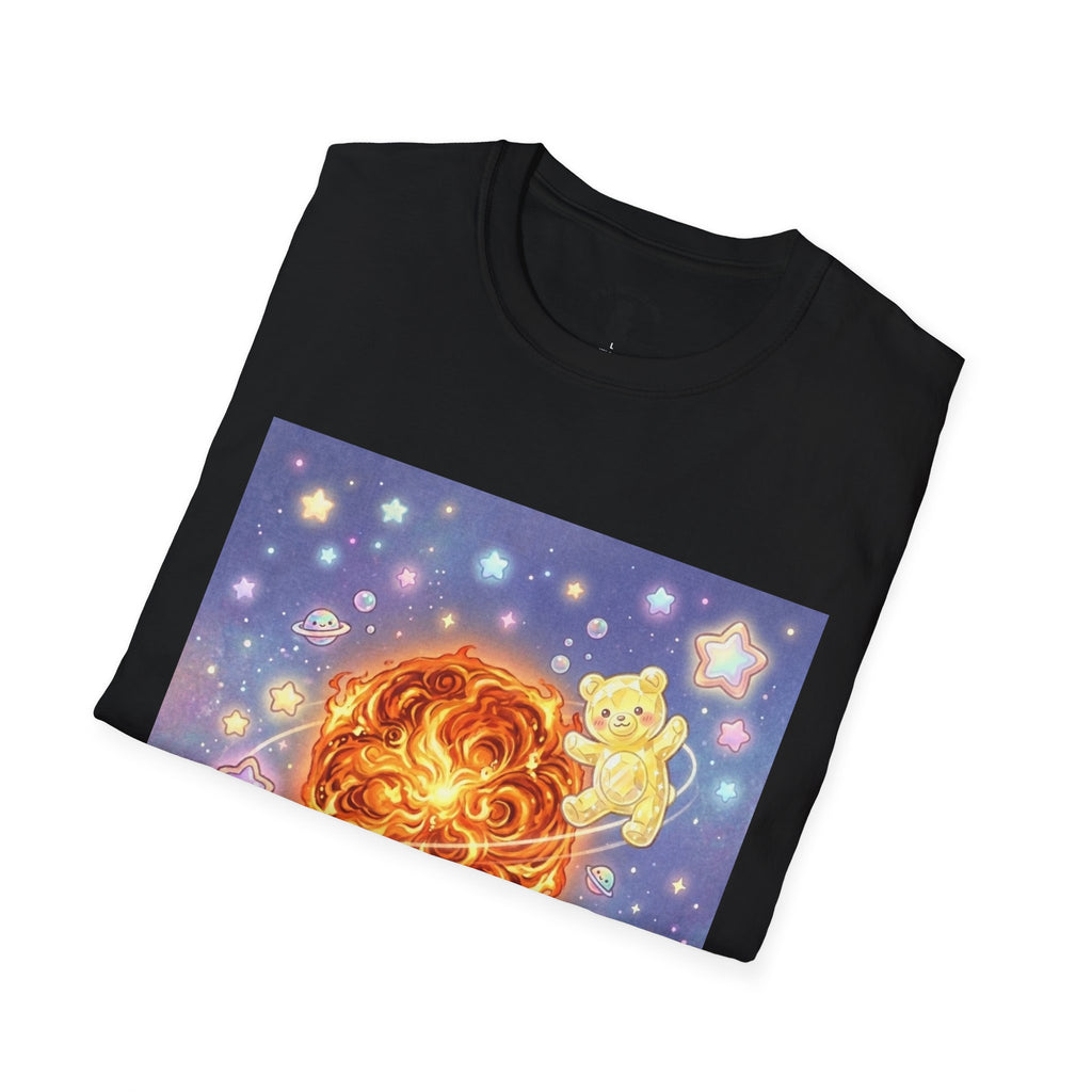 Burning Bright Sun, Yellow Crystal Gooey Gummy — Kawaii Graphic T-Shirt